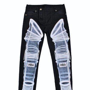 SS15 Hood By Air “Astronaut Man” Black Denim Jeans